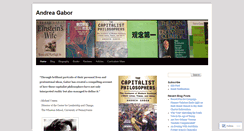 Desktop Screenshot of andreagabor.com